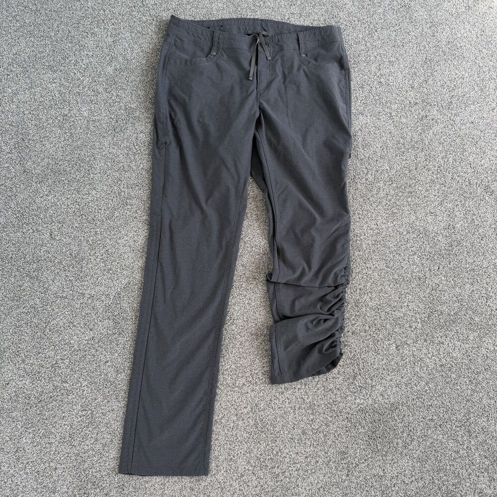 Kuhl TREKR Hiking Pants Womens Gray Outdoor 6235 Cinch Leg Size 12 Reg